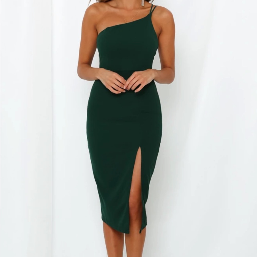 Green Party Dress